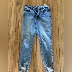 Good American good legs jeans. Size 8. Light wash.